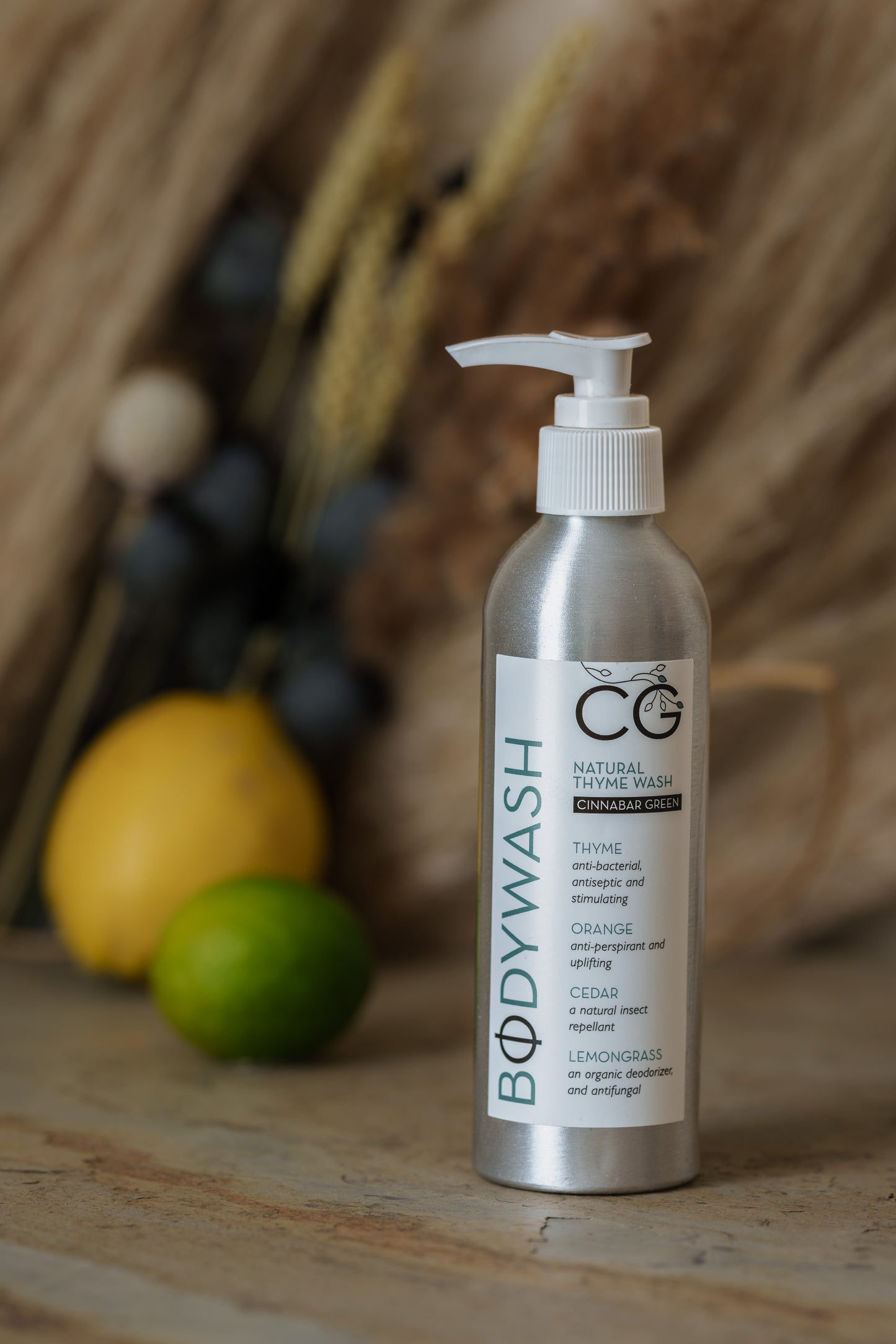 Cinnabar Green Flüssigseife Thymian 200 ml Bodywash