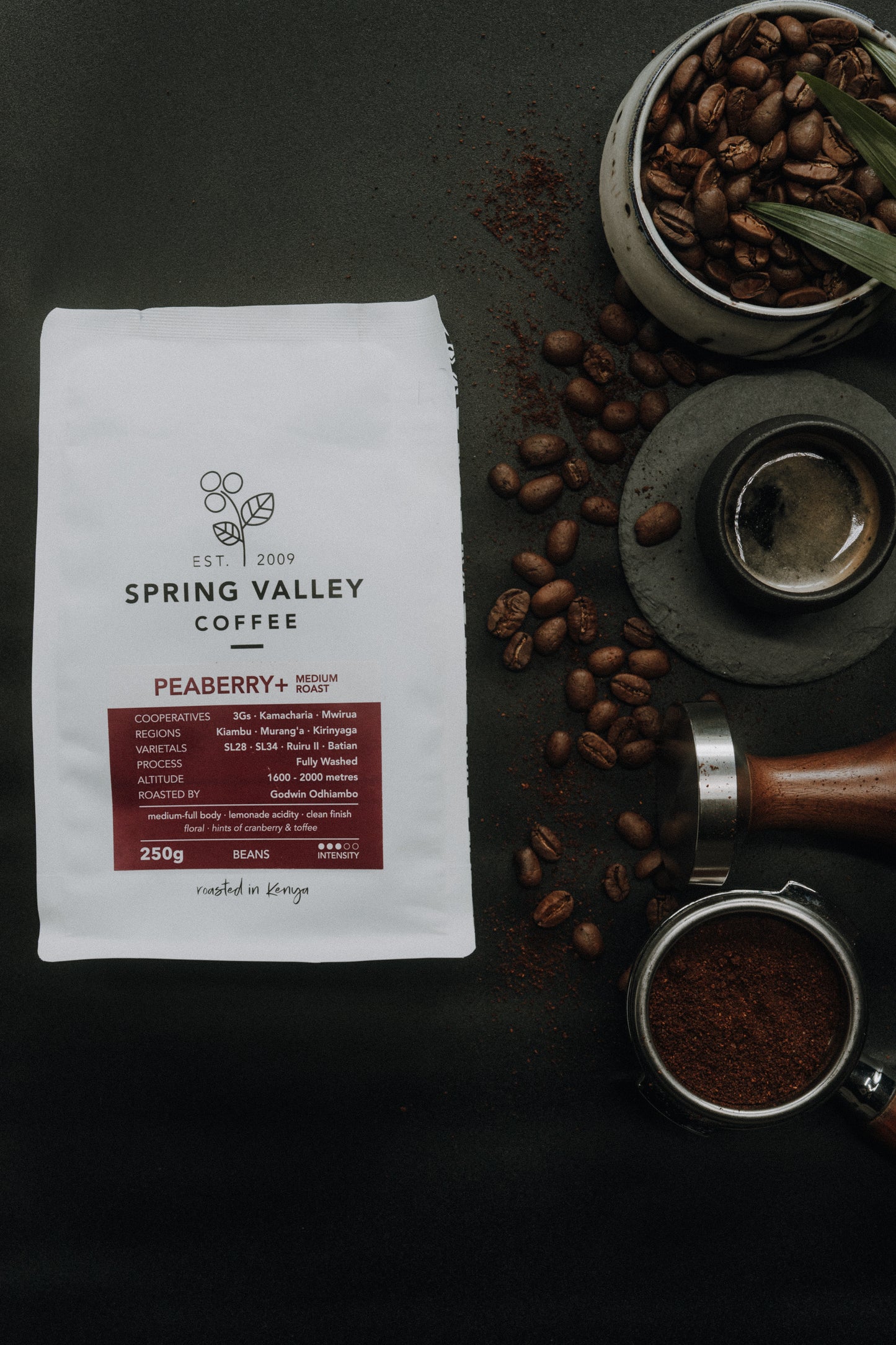 Spring Valley Coffee Peaberry+ 250gr.